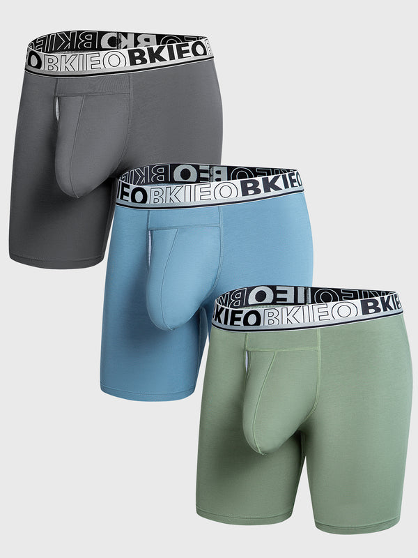 大囊袋 四角 三角褲 帶前開扣，採用 TENCEL™ 莫代爾 纖維製成